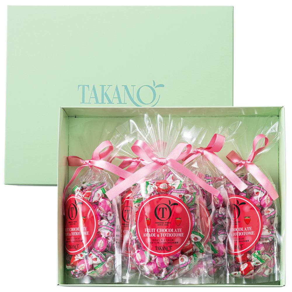 新宿高野 あまおう&とちおとめチョコ5入ギフト