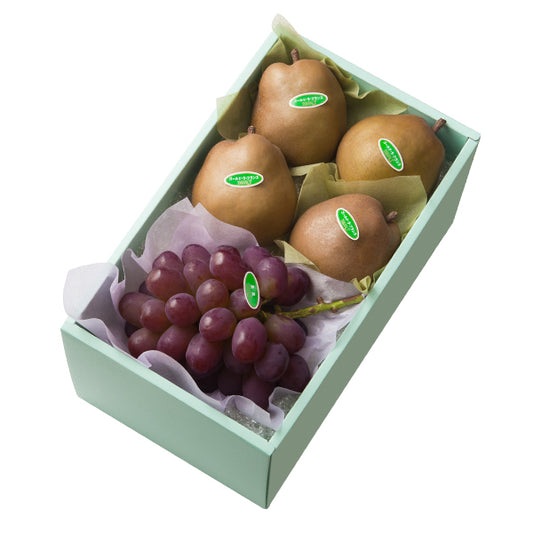 新宿高野 紫苑ぶどう＆ゴールド ラ・フランス #29100