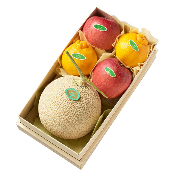 新宿高野 マスクメロン＆デコポン、ふじ