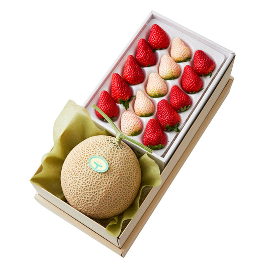 新宿高野 マスクメロン＆紅白いちごA #29100