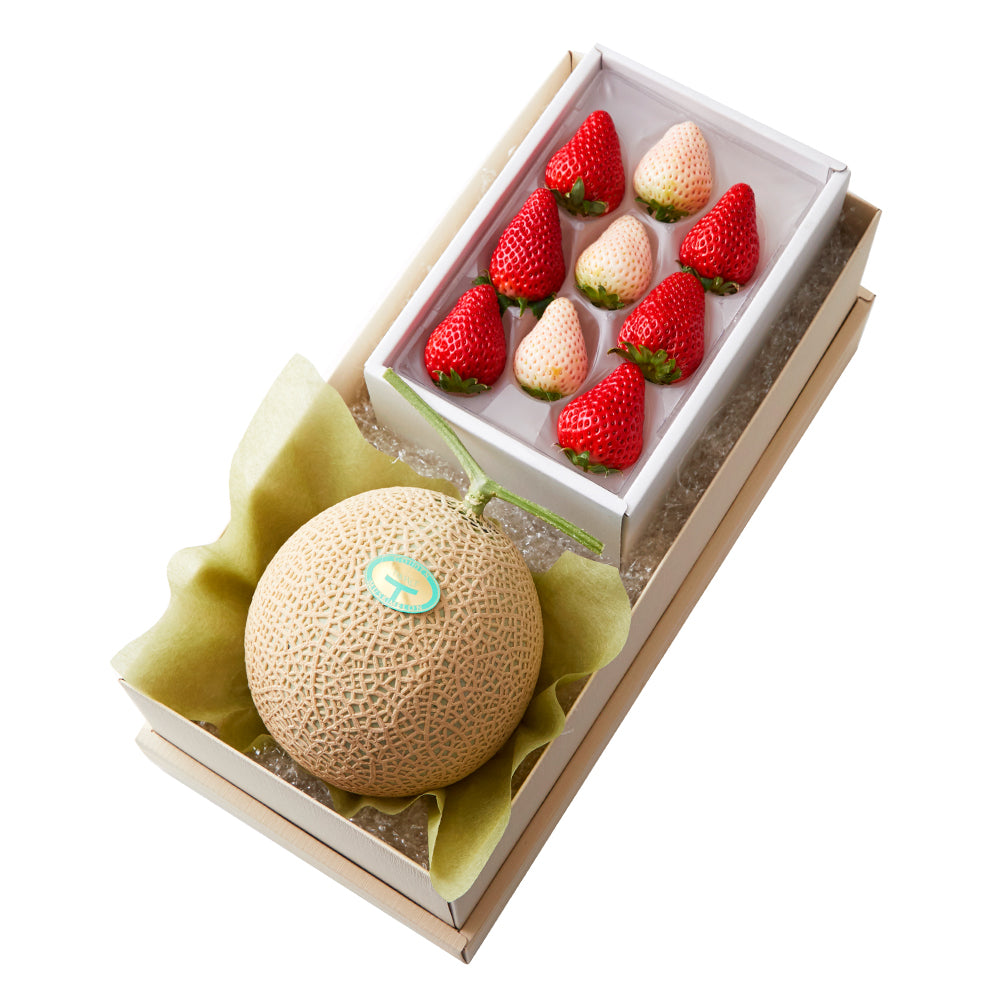 新宿高野 マスクメロン＆紅白いちごB #29100