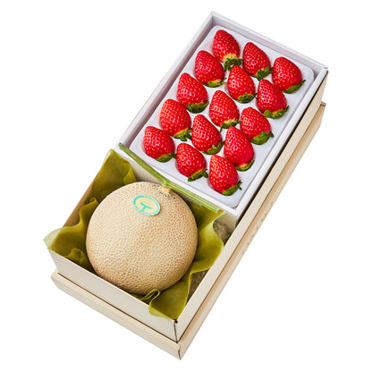 新宿高野 マスクメロン＆まりひめいちごA #29100