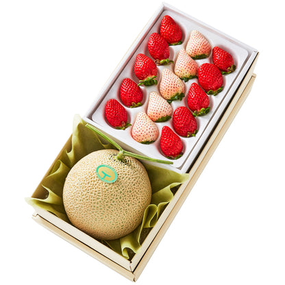 新宿高野 マスクメロン＆べにたま苺、初恋の香りB #29100