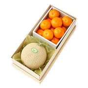 新宿高野 マスクメロン＆祐徳みかん