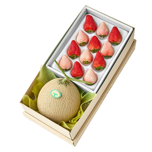 新宿高野 マスクメロン＆紅白いちご12 #29100