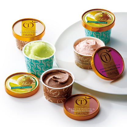 新宿高野 アイスクリーム＆マスクメロンシャーベット #94948