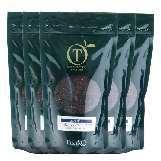 新宿高野 ご自宅用紅茶セットEC（ニルギリTAKANOシルバーラベル100g×5袋）