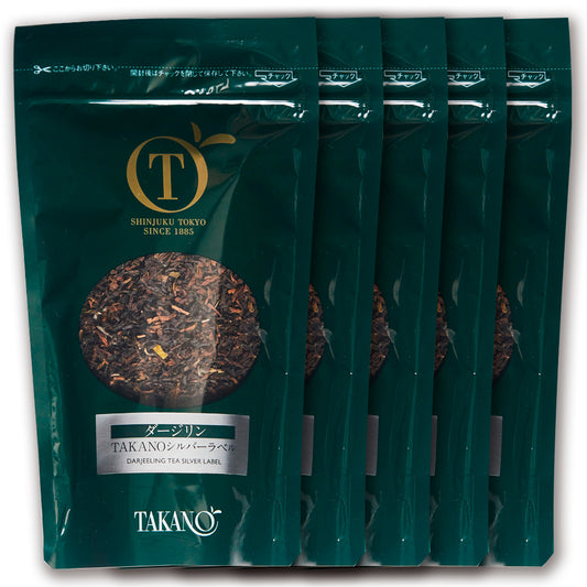 新宿高野 ご自宅用紅茶セットEA（ダージリンTAKANOシルバーラベル80g×5袋）