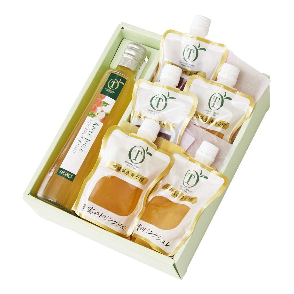 新宿高野 果実のドリンクジュレ＆ジュースセットE