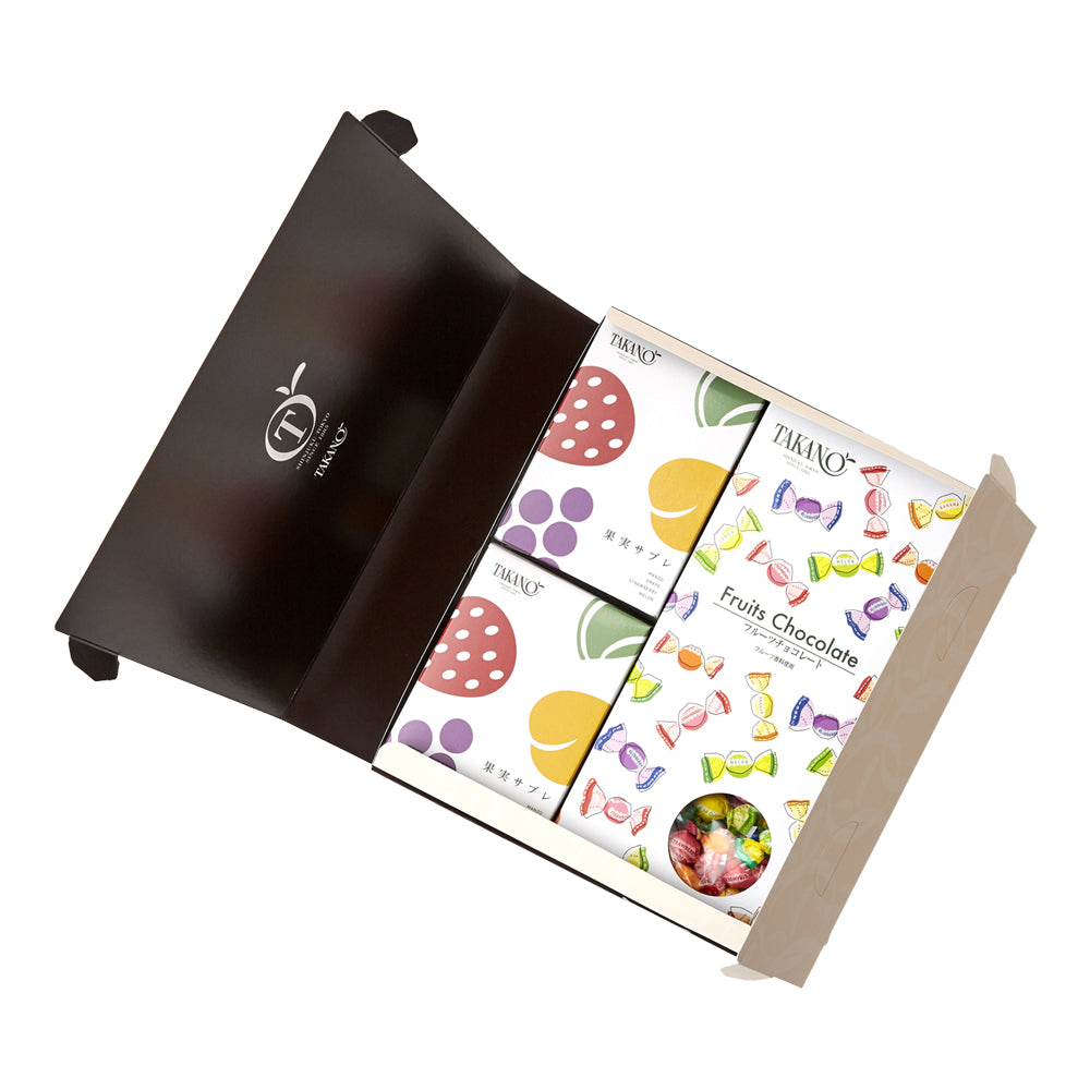 新宿高野 フルーツチョコレートギフトボックス＆果実サブレ