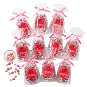 新宿高野 シェアあまおう＆とちおとめチョコレートSP10入（ピーチ柄ラッピング袋付）