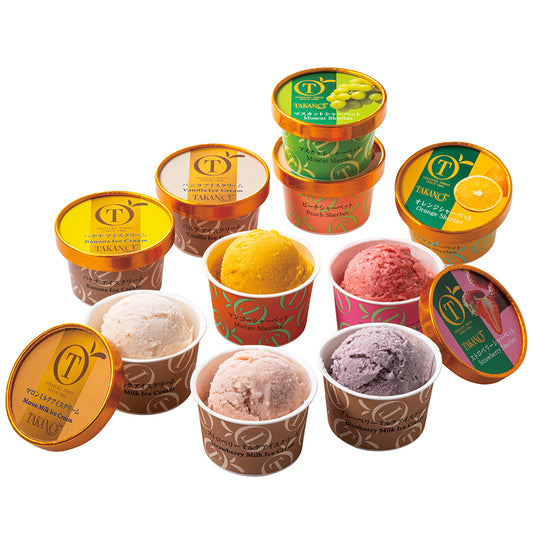 新宿高野 フルーツアイス&シャーベット（10個） #54928