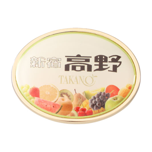 ピンバッジ 新宿高野 TAKANO×LOFT ロフトフルーツパーラー