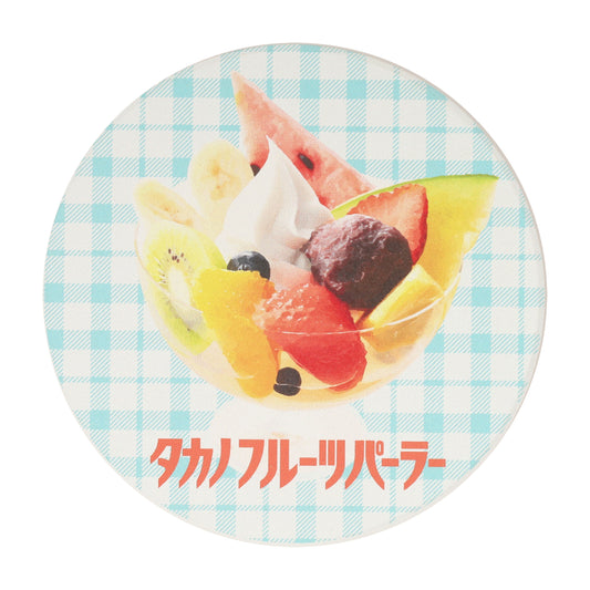 吸水コースター クリームあんみつ TAKANO×LOFT ロフトフルーツパーラー