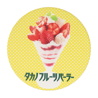 吸水コースター いちごのパフェ TAKANO×LOFT ロフトフルーツパーラー
