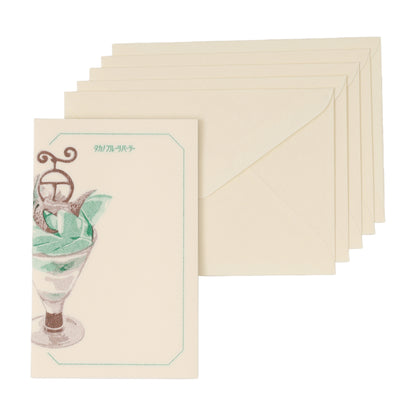 ミニレターセット タカノフルーツパーラー メロンパフェ TAKANO×LOFT ロフトフルーツパーラー