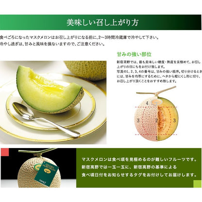 マスクメロンの美味しい食べ方